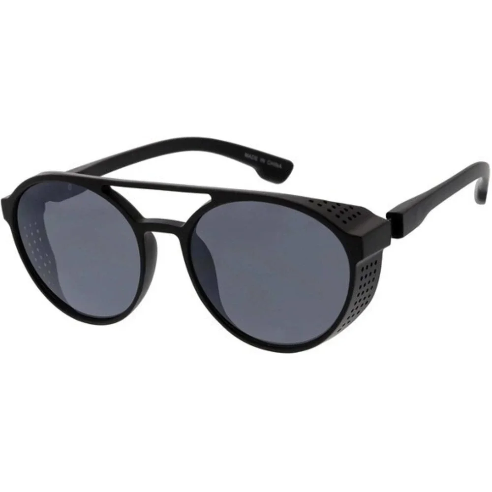 Retro Round Sunglasses Men Women Vintage Gothic Glasses Street Wear Lentes Gafas